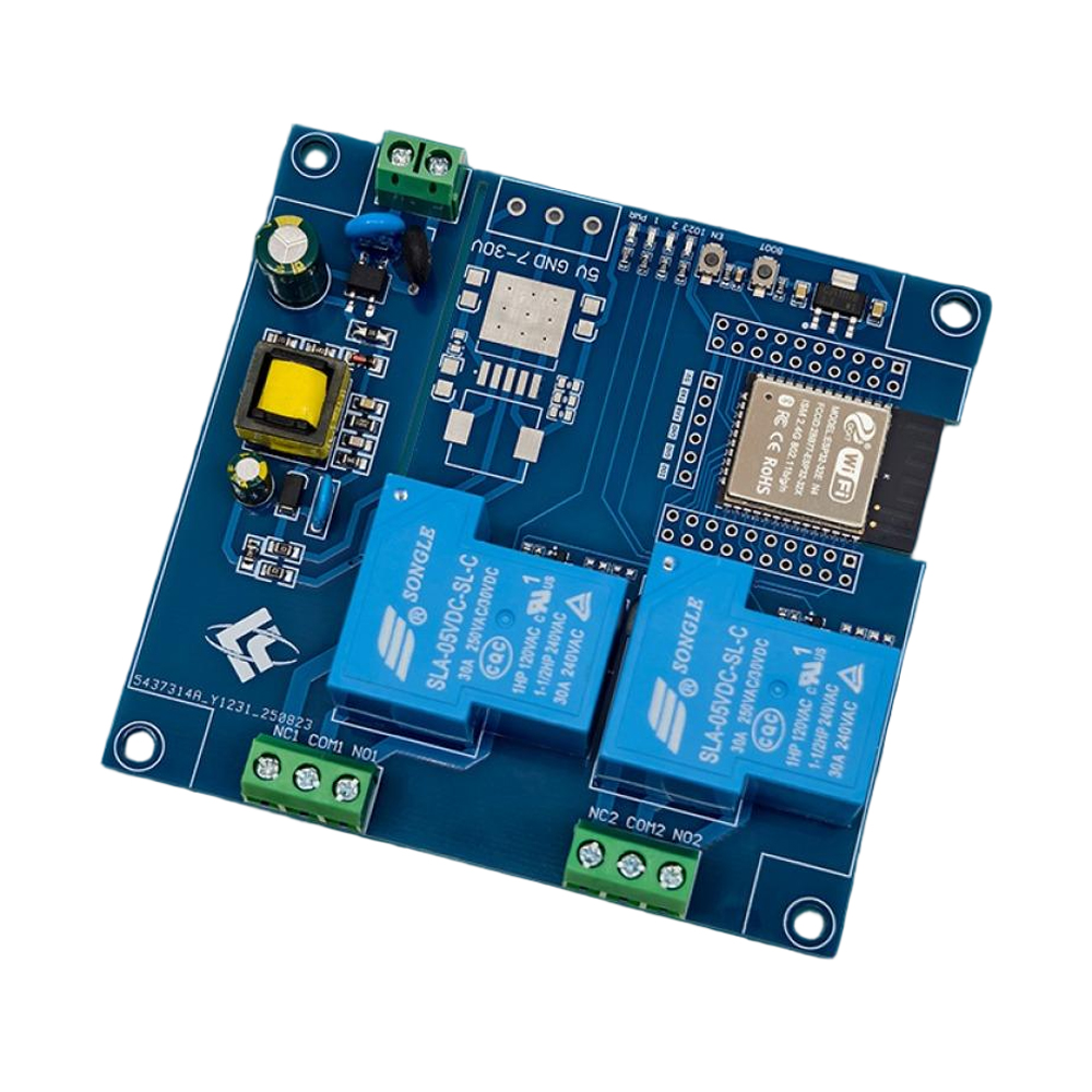 Esp32 Uart Module - ESP32 듀얼 채널 30A 릴레이 모듈