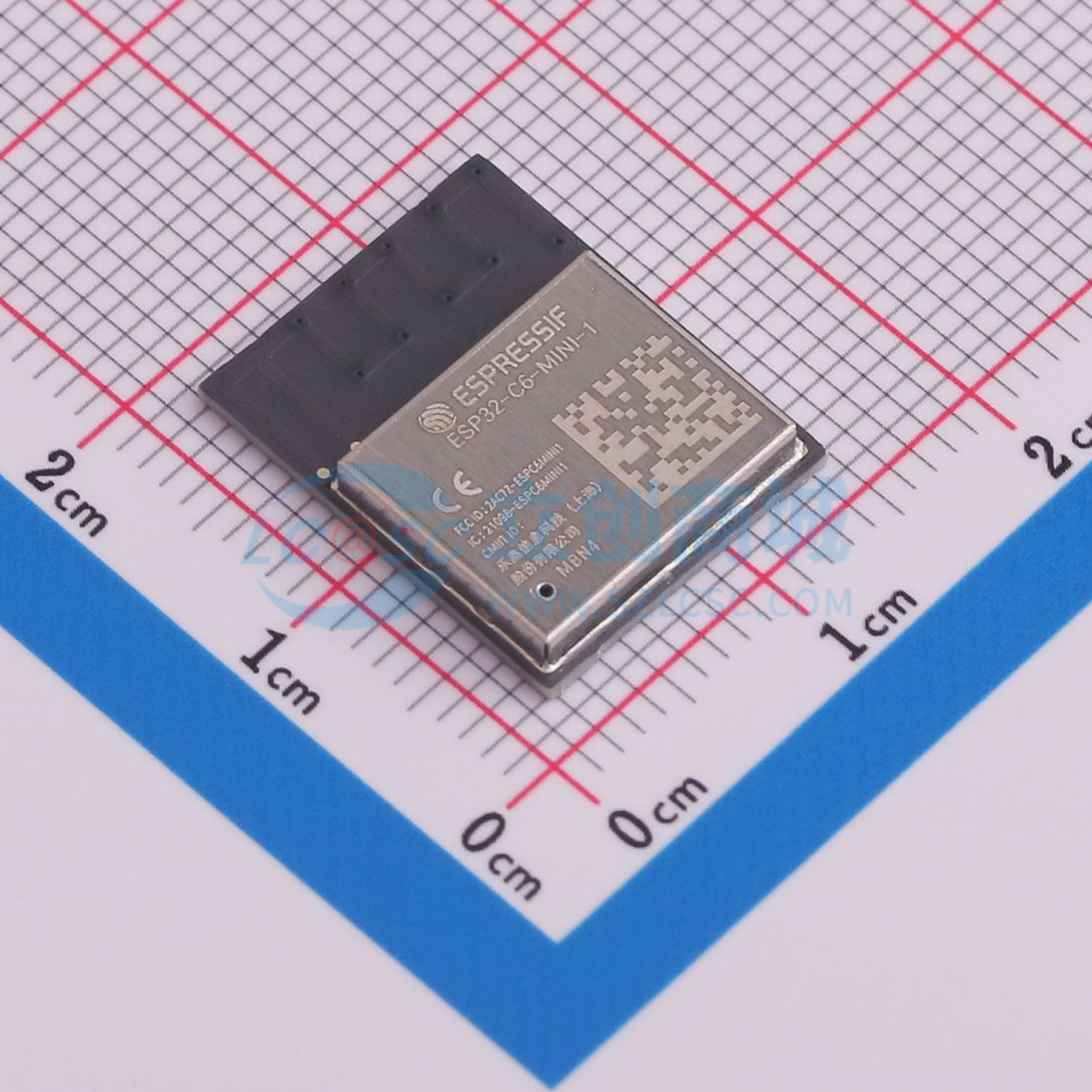 Esp32 Uart Module - 4개 ESP32-C6-MINI-1-N4 SMD-53P ESP32-C6FH4 I2C GPIO