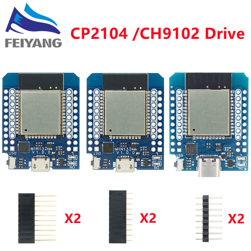 Espressif Esp32 - Wemos Mini D1 ESP8266 ESP32 ESP-32S