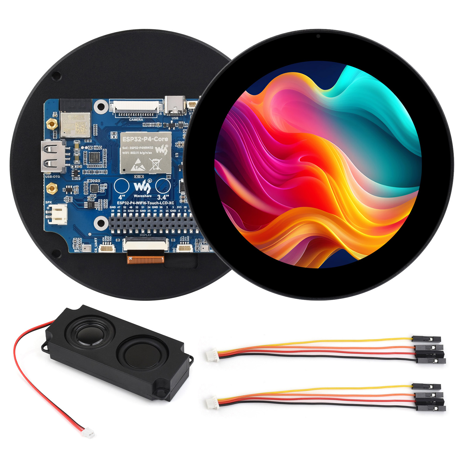 Esp32 P4 - ESP32-P4 3.4/4인치 원형 터치 디스플레이 개발