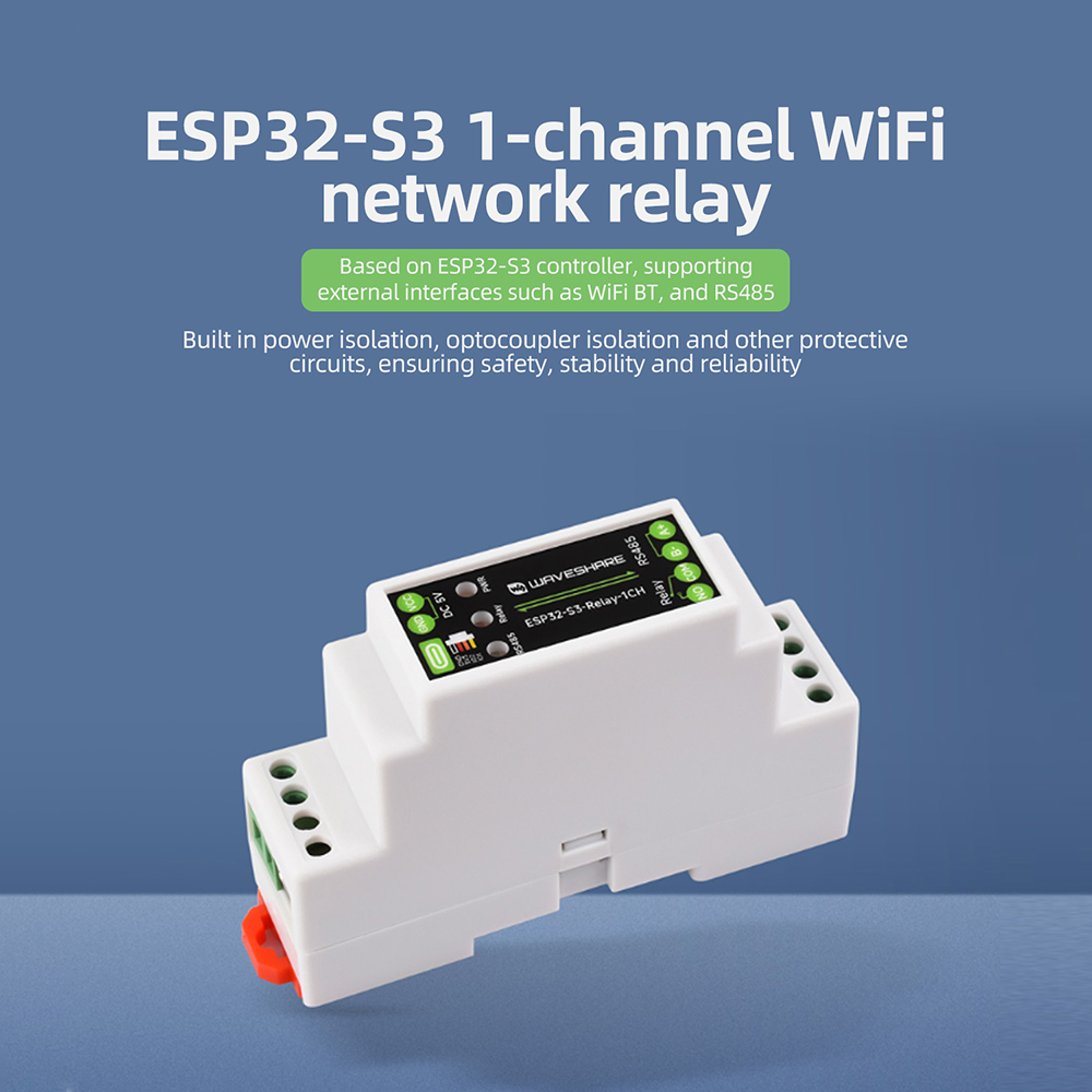 ESP32-S3 1채널 릴레이 모듈 산업 제어 보드 W - Espressif Esp32 리뷰 및 가격