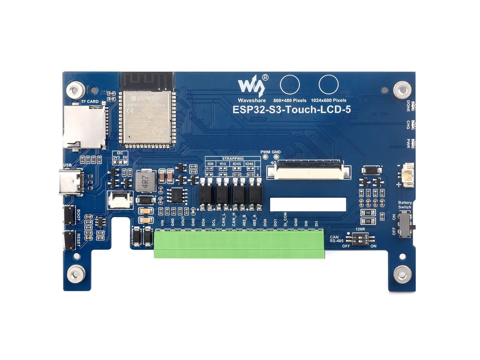 웨이브셰어 ESP32-S3 5인치 정전식 터치 디스플레 - Esp32 S3 리뷰 및 가격