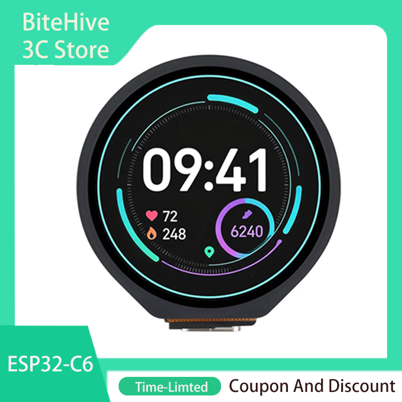 웨이브셰어 ESP32-C6 1.28인치 LCD 디스플레 - Esp32 Development Board 리뷰 및 가격