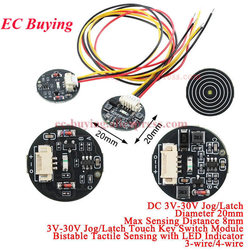 1Pc-10Pcs 터치 버튼 스위치 감지 모듈 3V-3 - Espressif Esp32 리뷰 및 가격