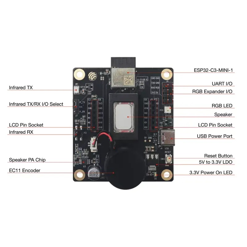 ESP32-C3-LCDkit 개발 보드 1.28인치 S - Esp32 Development Board 리뷰 및 가격