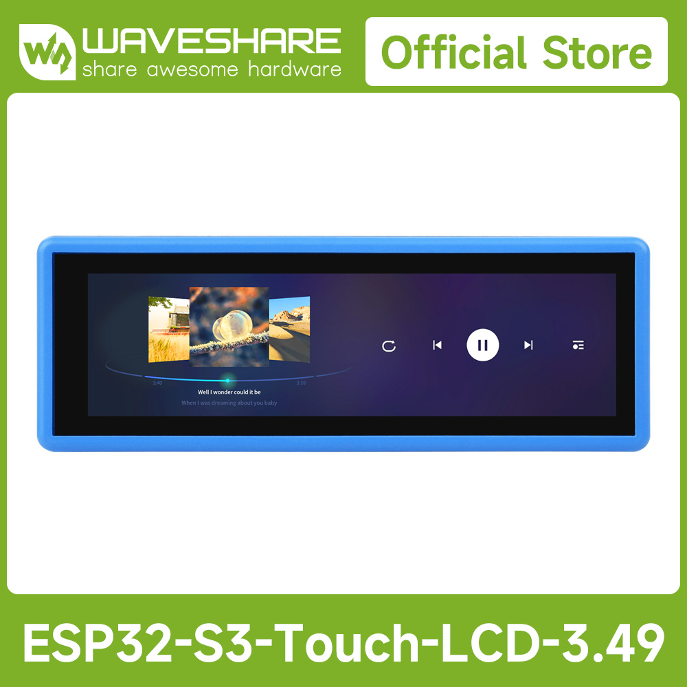 3.49인치 IPS 정전식 터치 디스플레이 172×64 - Esp32 S3 리뷰 및 가격