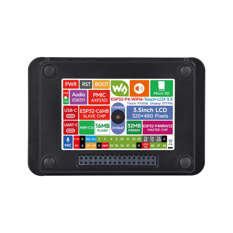Waveshare ESP32-P4 Wi-Fi 6 비전  - Esp32 P4 리뷰 및 가격
